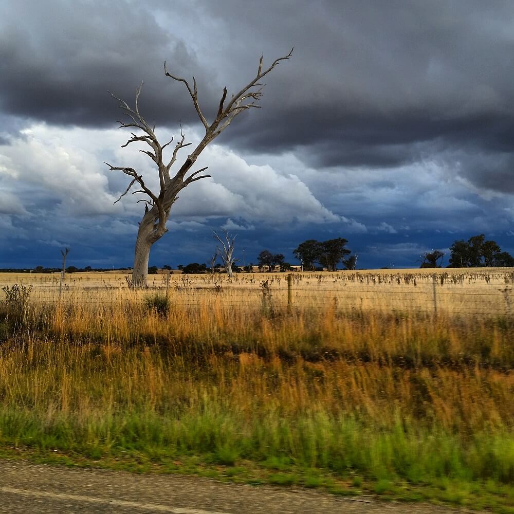 Storm moving in over Boorowa